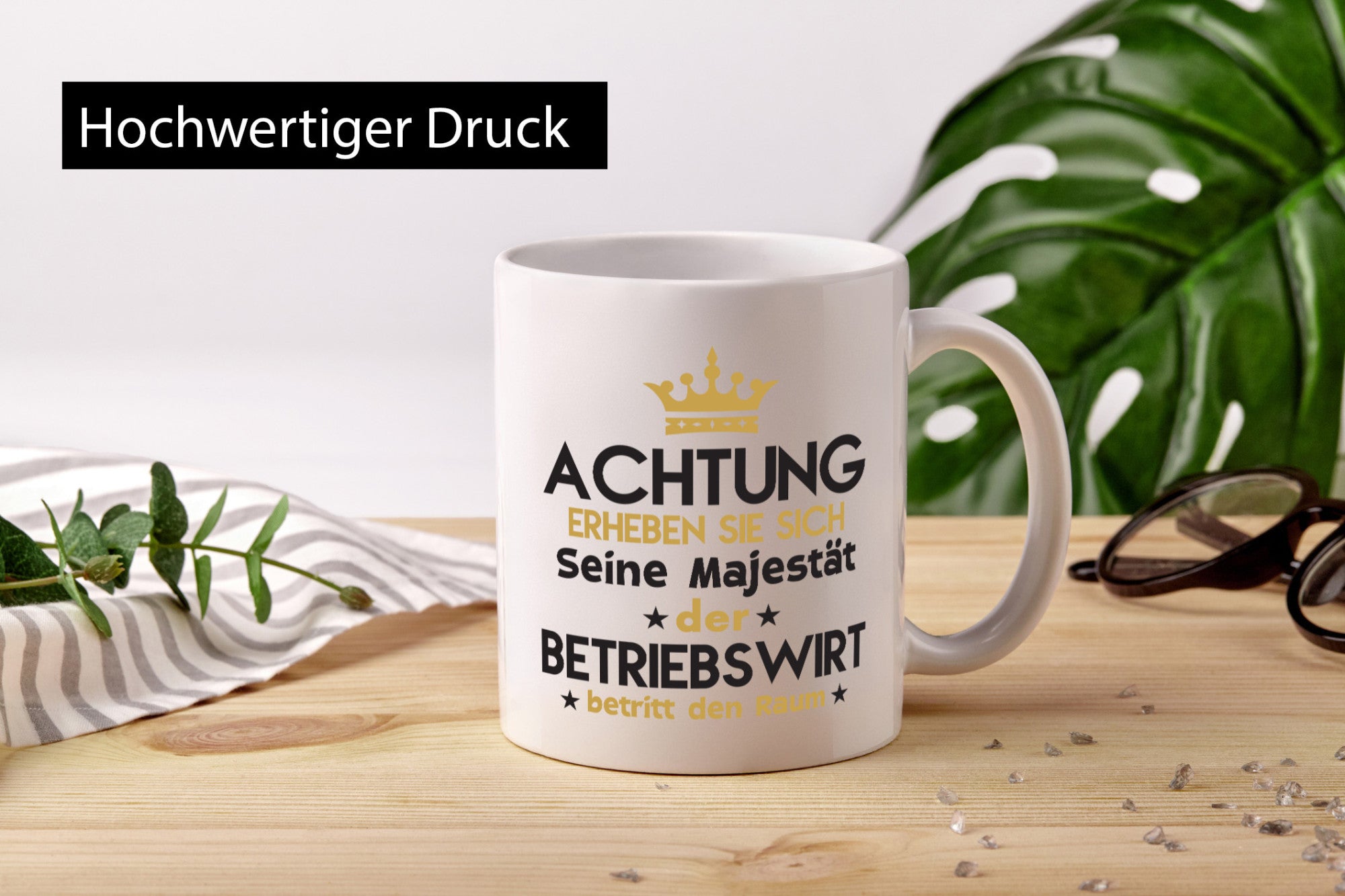 Seine Majestät Betriebswirt | Betriebswirtschaft Humor Geschenkidee Tasse