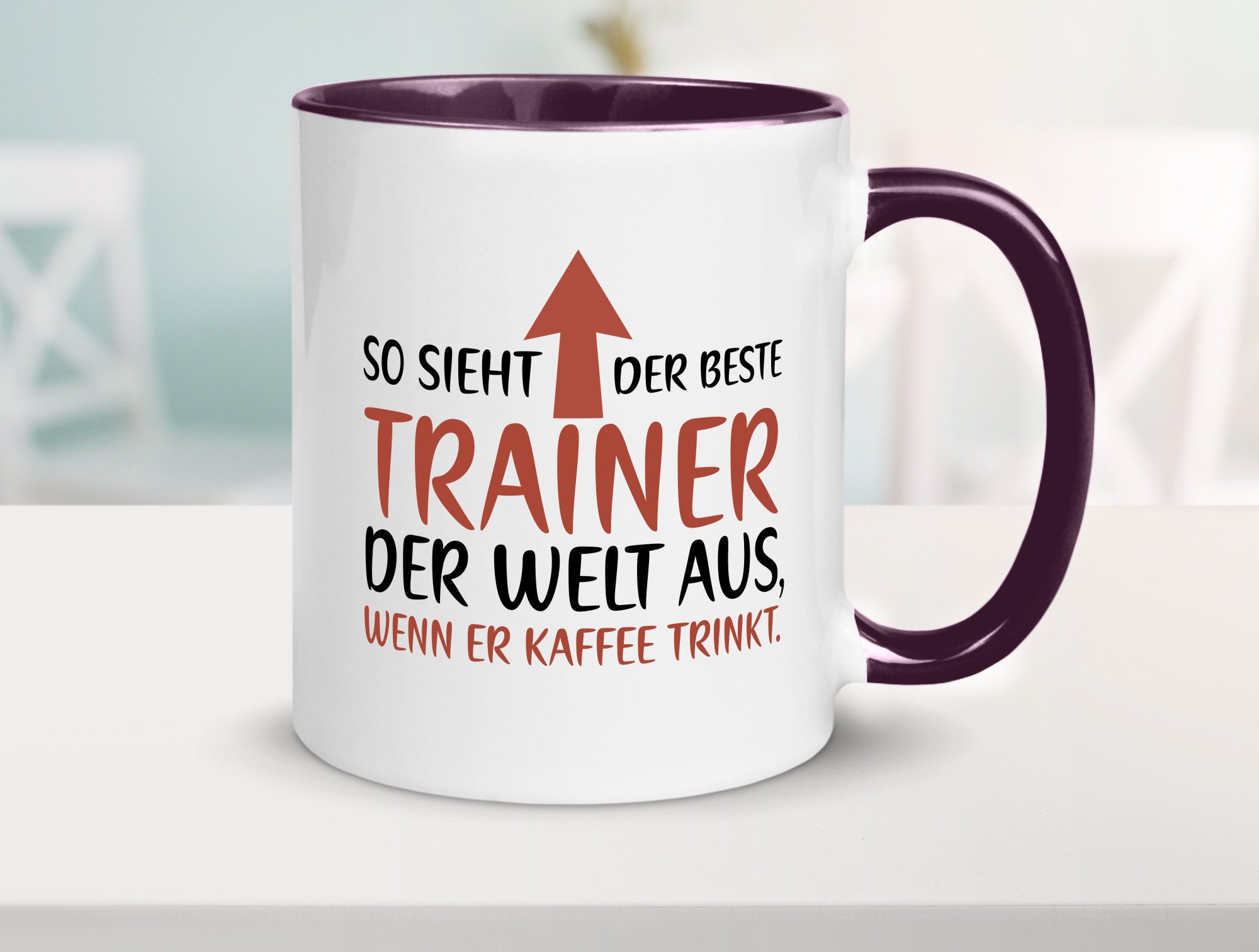 So sieht Bester Trainer der Welt aus | Kaffee Humor Geschenkidee Tasse