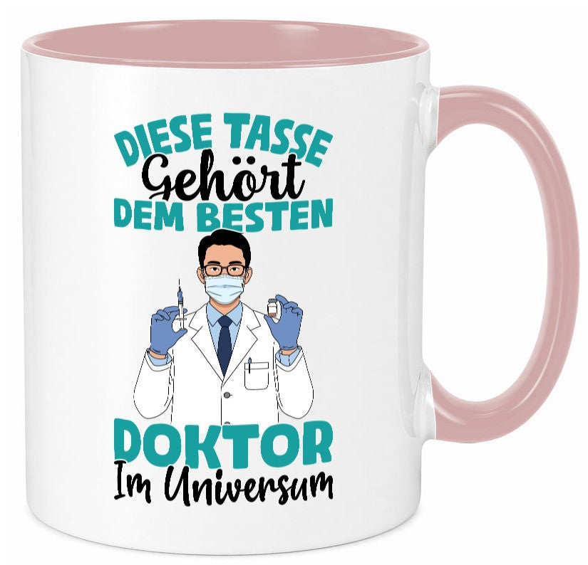 Im Universum: Doktor | Doktorand Doktortitel Geschenk Humor Geschenkidee Tasse