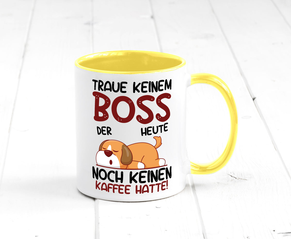 Traue keinem Boss | Führungskraft Vorgesetzter Geschenkidee Humor Tasse