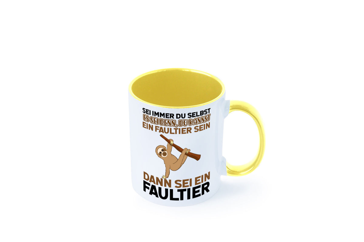 Sei du selbst Humor Geschenkidee Tasse