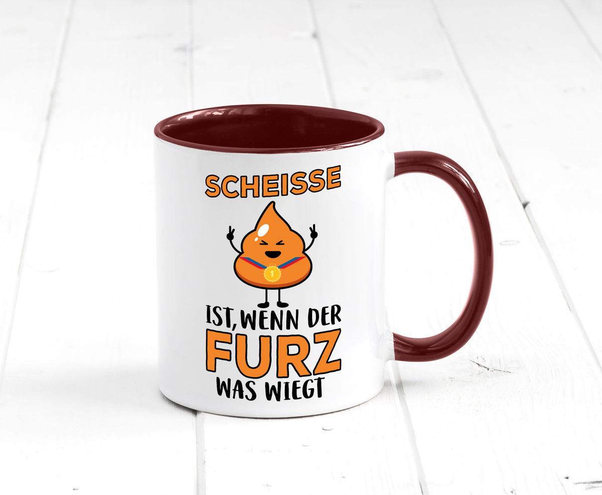 Scheisse ist lustiger Spruch Geschenk Humor Geschenkidee Tasse