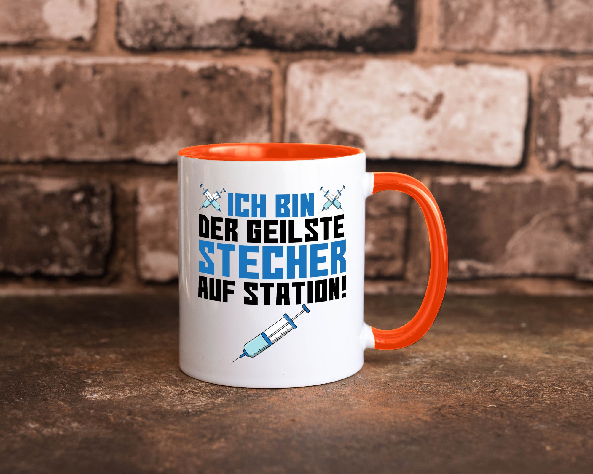 Ich bin der geilste Stecher | Pfleger Arzt Spritze lustig Humor Geschenkidee
