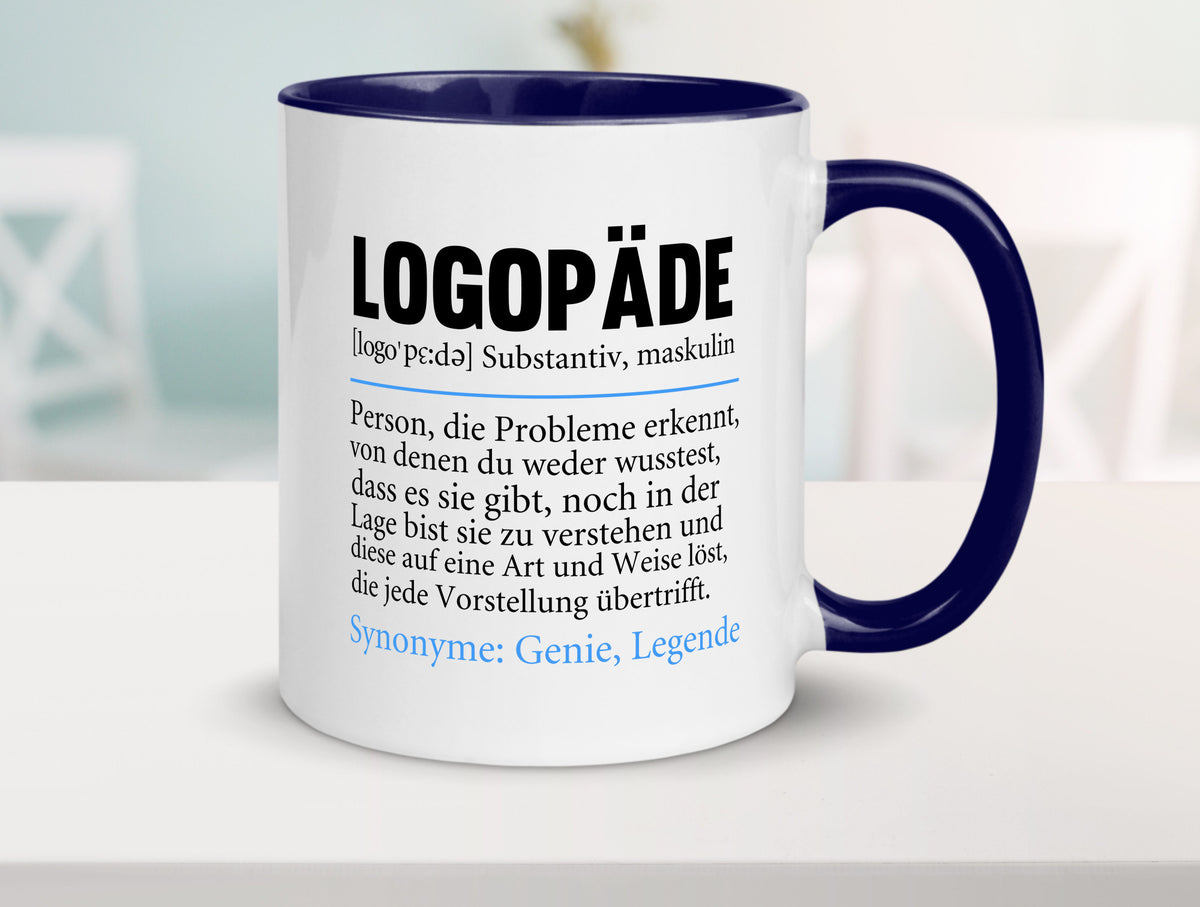 Logopäde | Spruch lustig Sprachtherapie Beruf lustiger Geschenk Arbeit Kollegen Tasse
