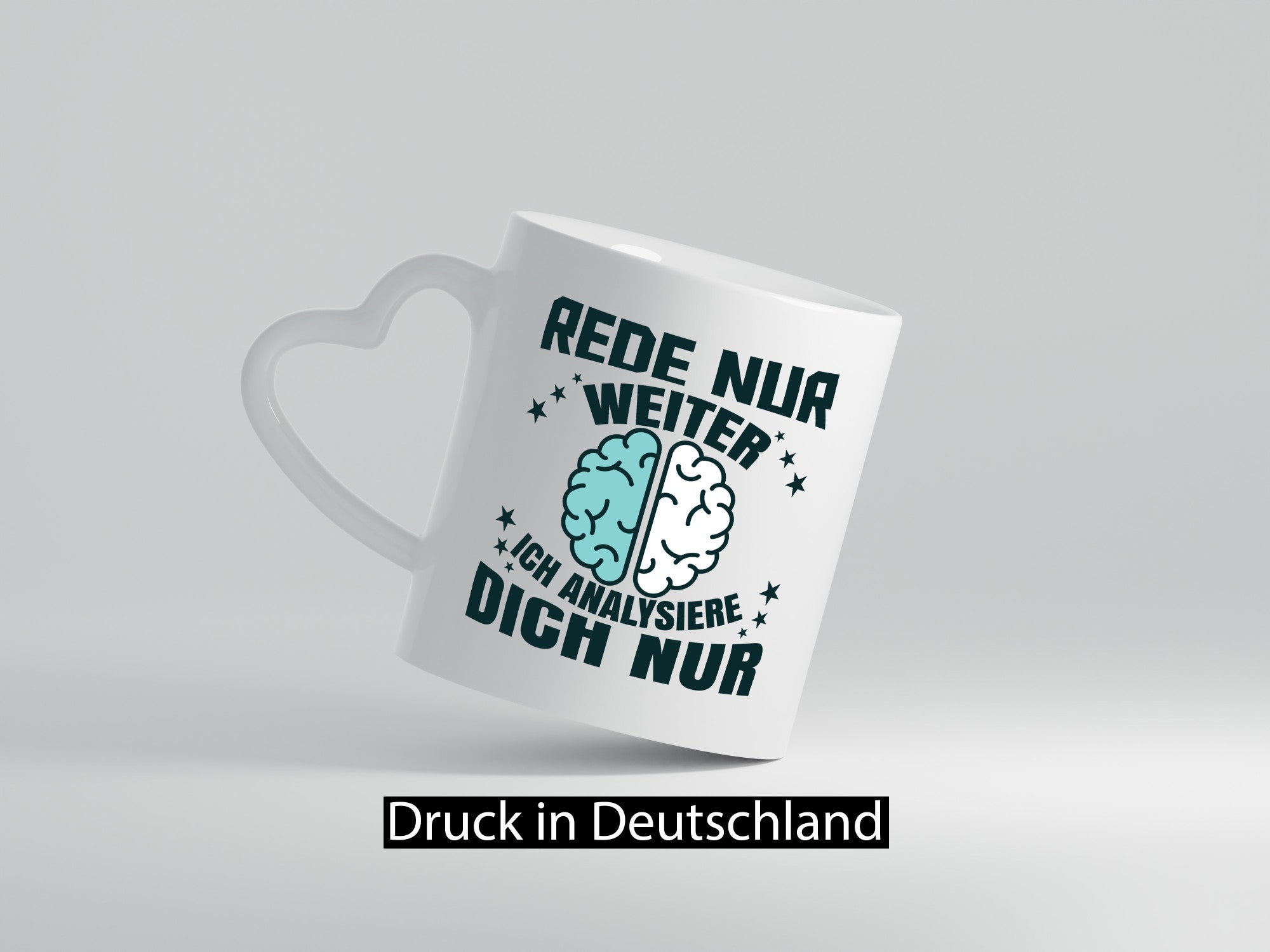 Rede nur weiter ich Analysiere dich Geschenkidee Humor Tasse