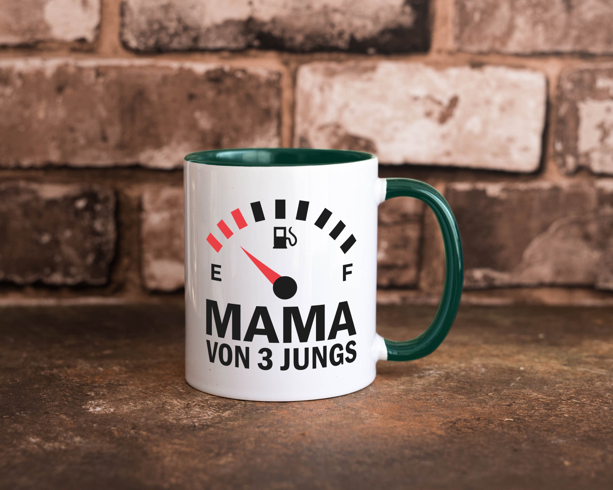 Mama von 3 Jungs | Muttertag Geschwister lustiger Spruch Geschenk Familie