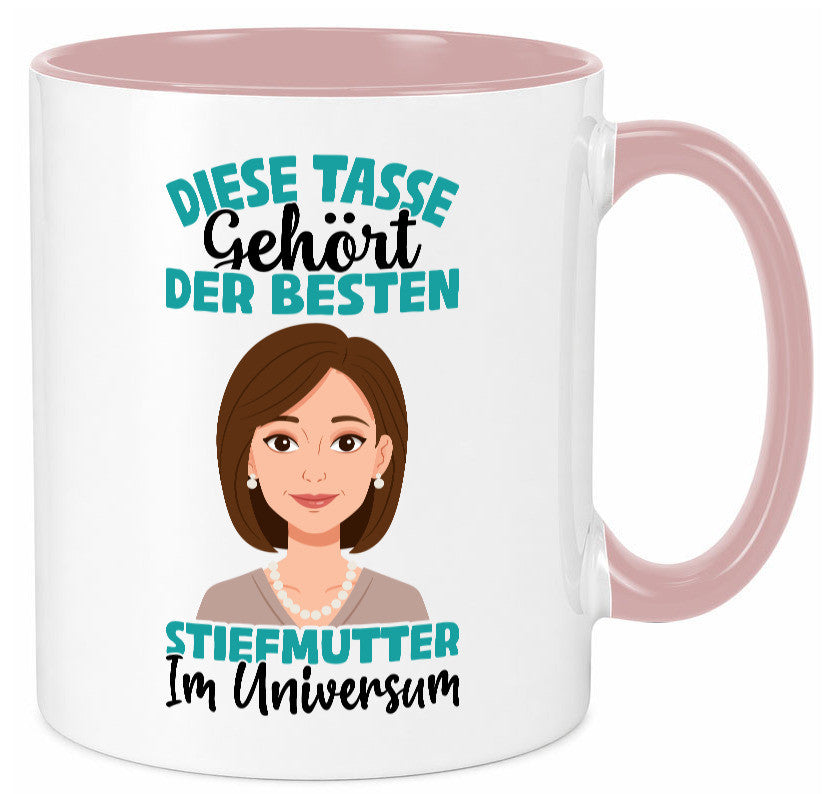 Im Universum: Stiefmutter | Stieftochter Beste Geschenk Familie Geschenkidee Tasse
