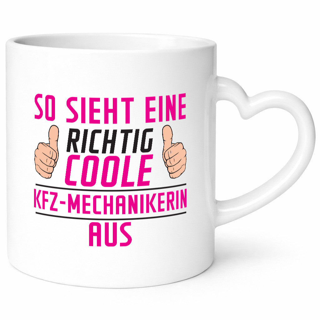 Richtig Coole KFZ-Mechanikerin | Mechaniker KFZ Humor Geschenkidee Tasse