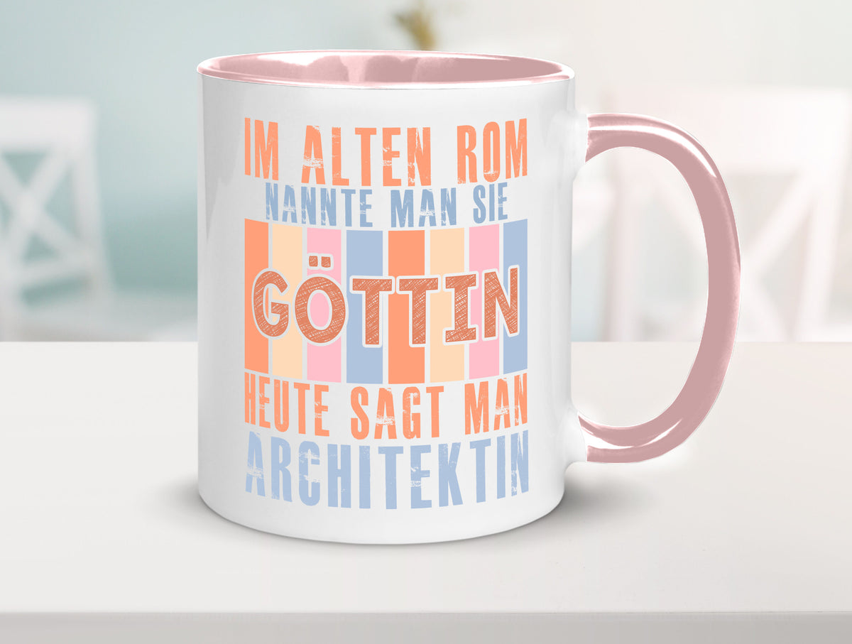 Heute sagt man: Architektin | Architektur Büro lustiger Spruch Geschenk Arbeit Tasse