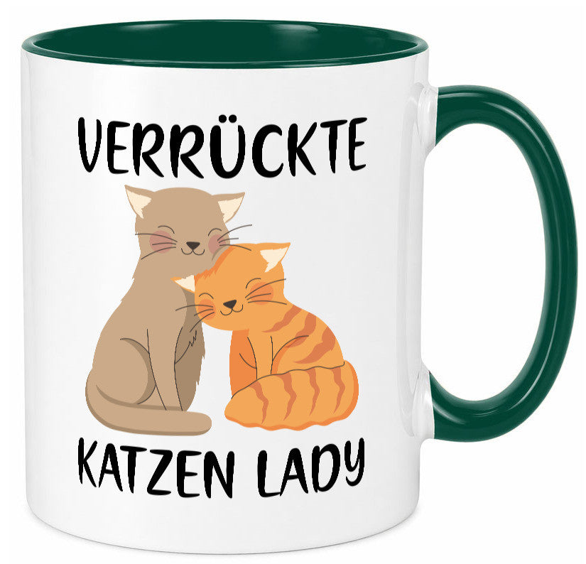 Verrückte Katzen Lady | Ich liebe Katzenliebhaber Geschenk Tierliebhaber Humor
