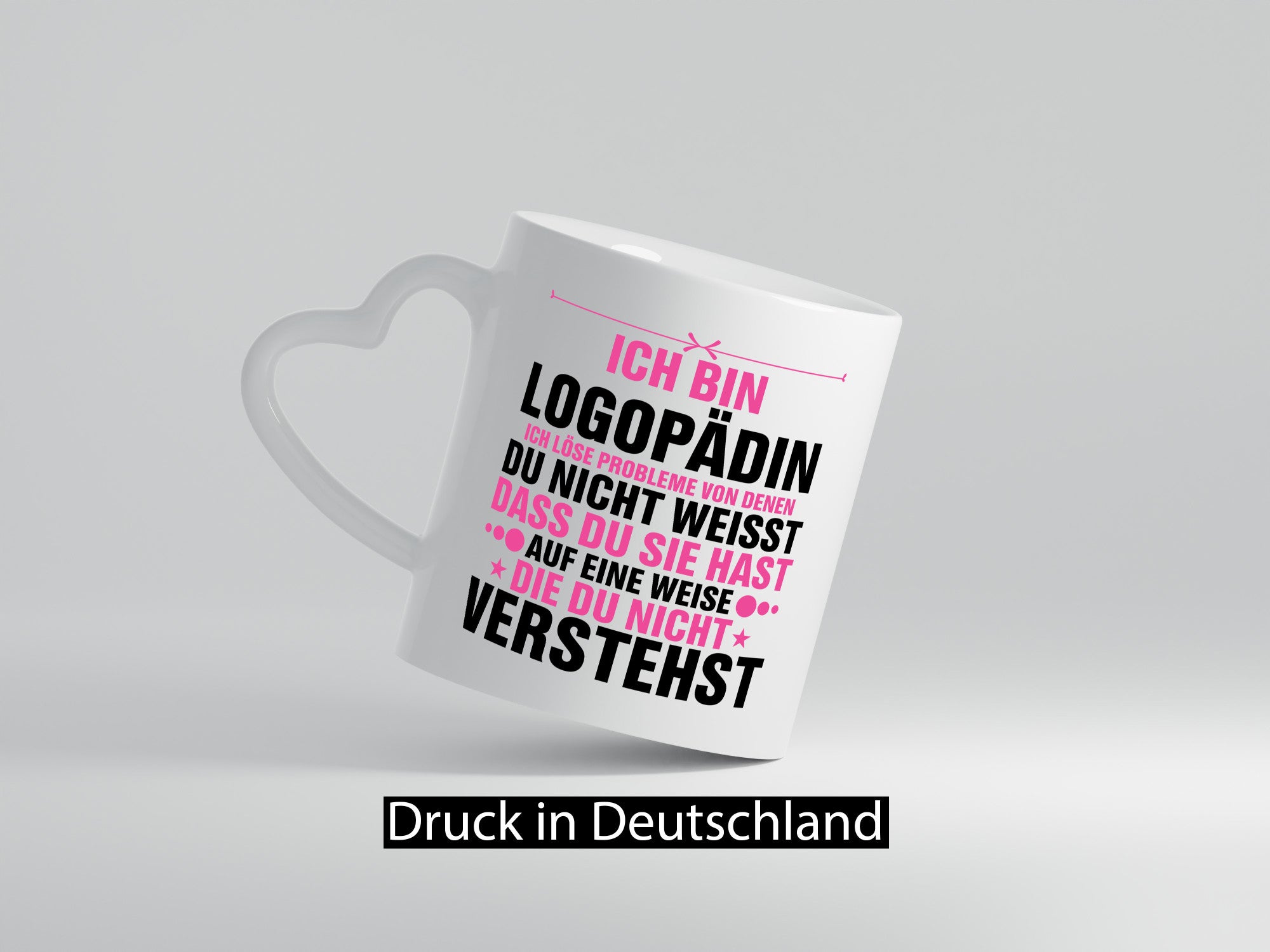 Löse Probleme: Logopädin | Sprachtherapie v2 lustiger Spruch Geschenk Humor