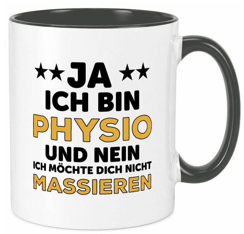 Ich bin Physio | lustige Spruch Tasse Physiotherapeut Geschenkidee Humor