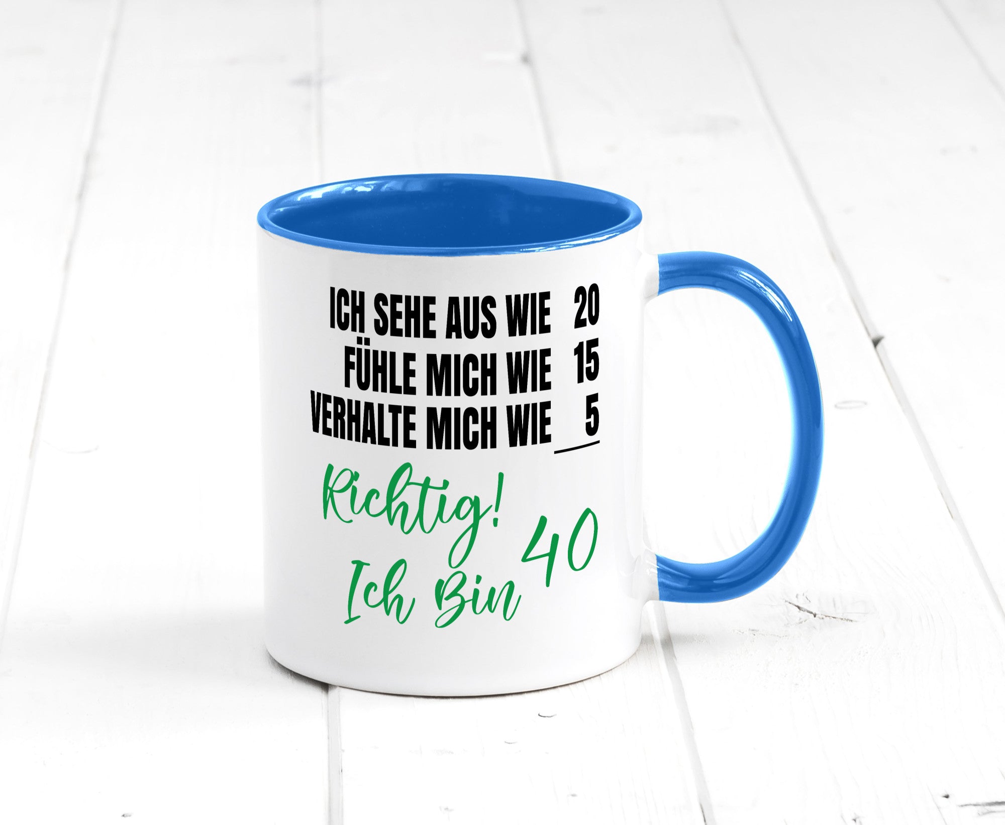 Ich bin Jung | 40 Geburtstag Verhalte mich wie ein Kind Geschenk Geschenkidee