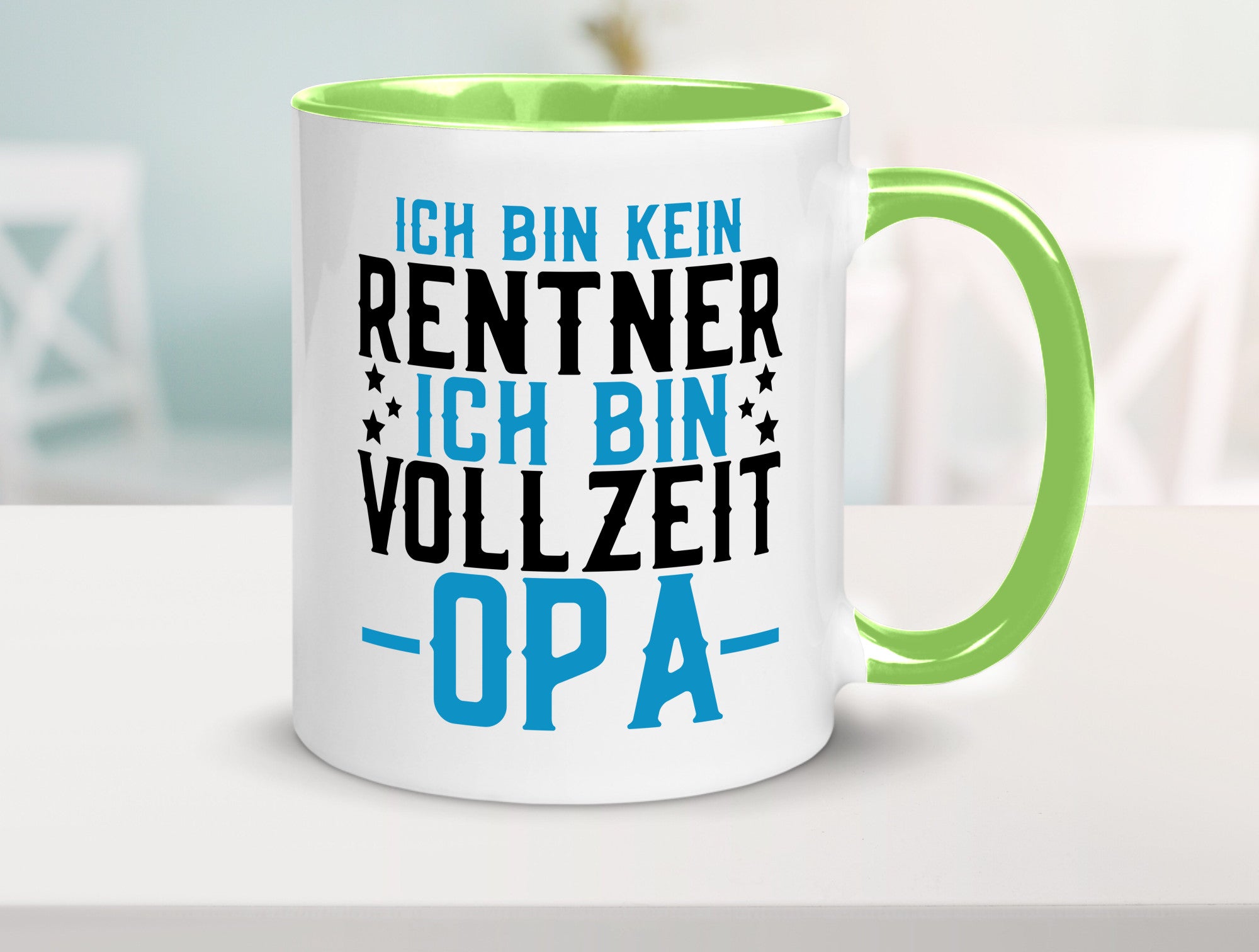 Rentner | Vollzeit Opa Pension Ruhestand Großvater lustiger Spruch Geschenk