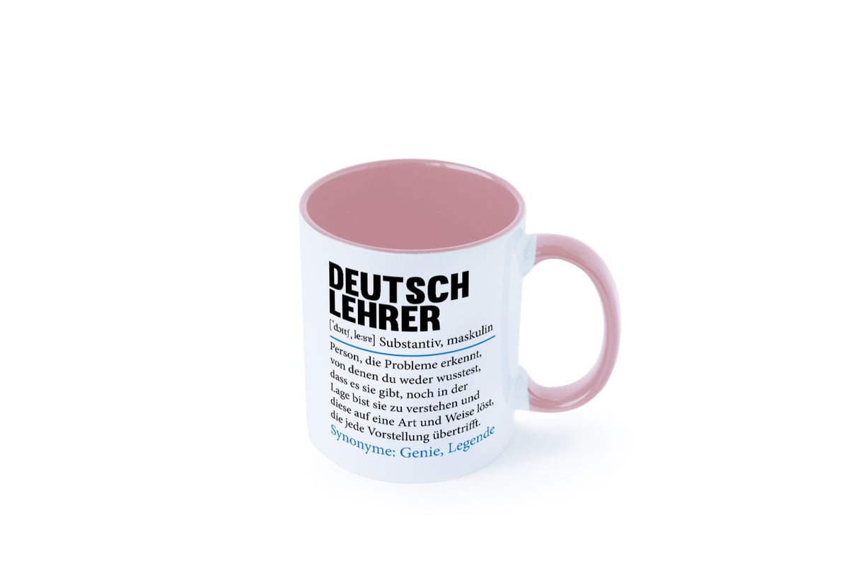 Deutschlehrer Spruch | Lehrer Schule Humor lustig Geschenkidee Geschenk Tasse