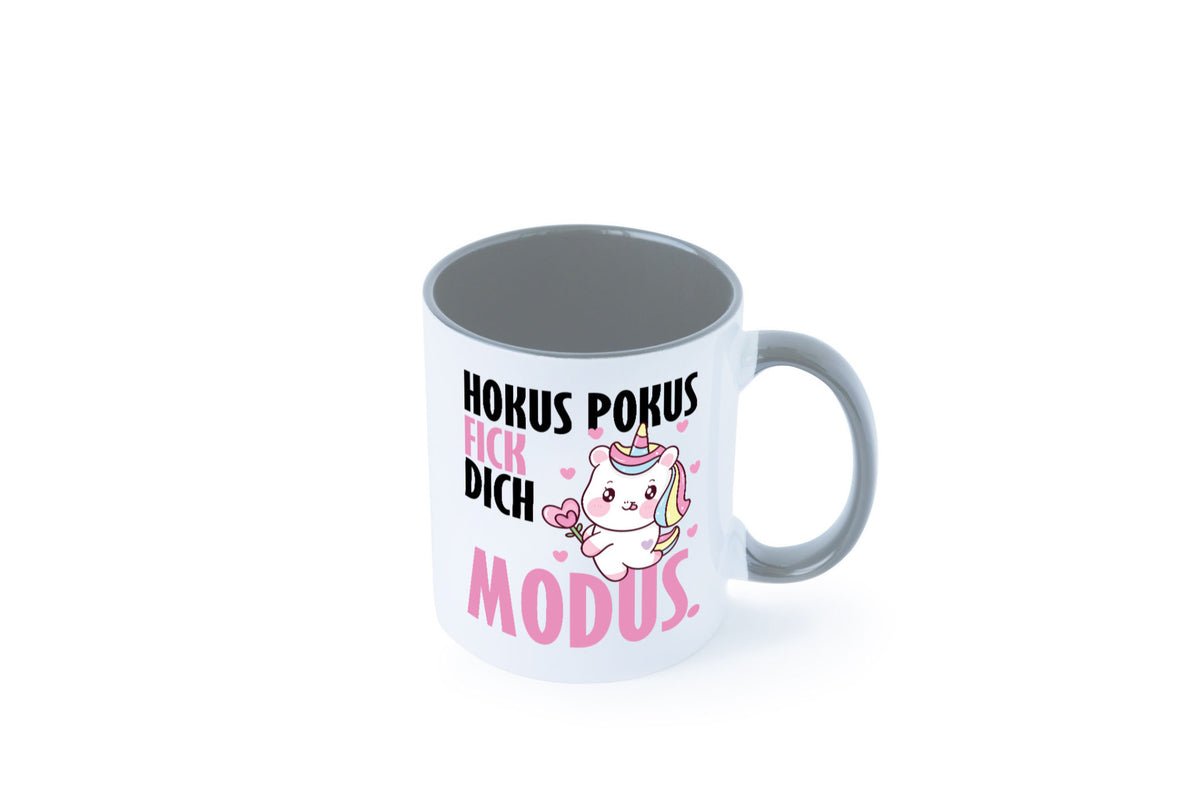 Hokus Pokus lustiger Spruch Geschenk Humor Geschenkidee Tasse