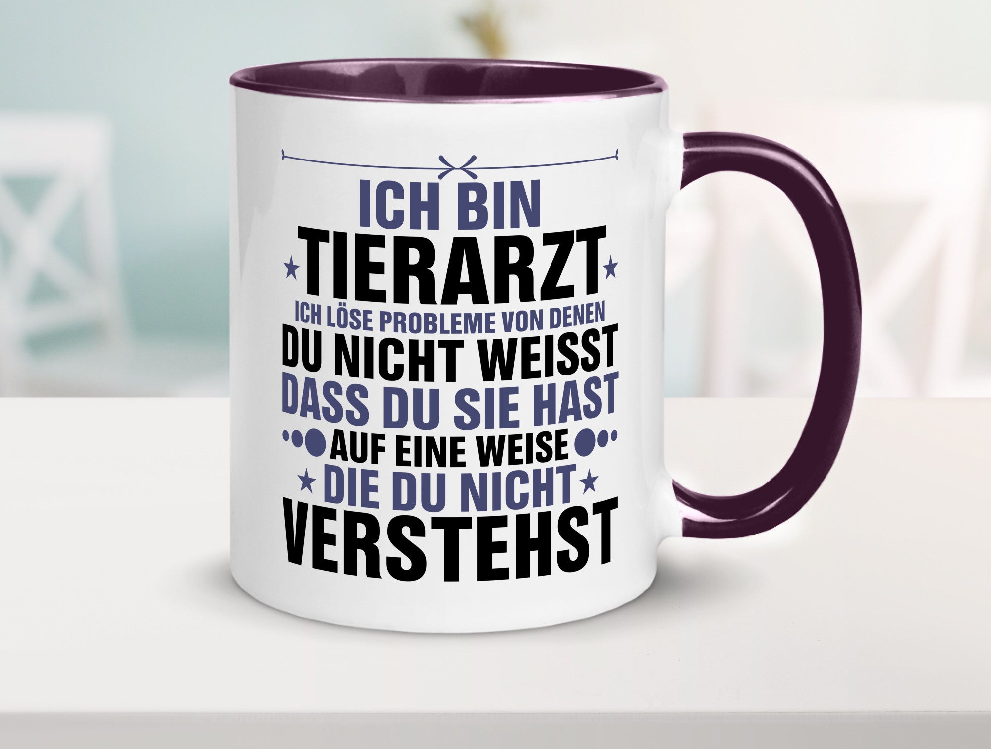 Löse Probleme: Tierarzt | Tiermedizin Mediziner Geschenk Tierliebhaber Humor
