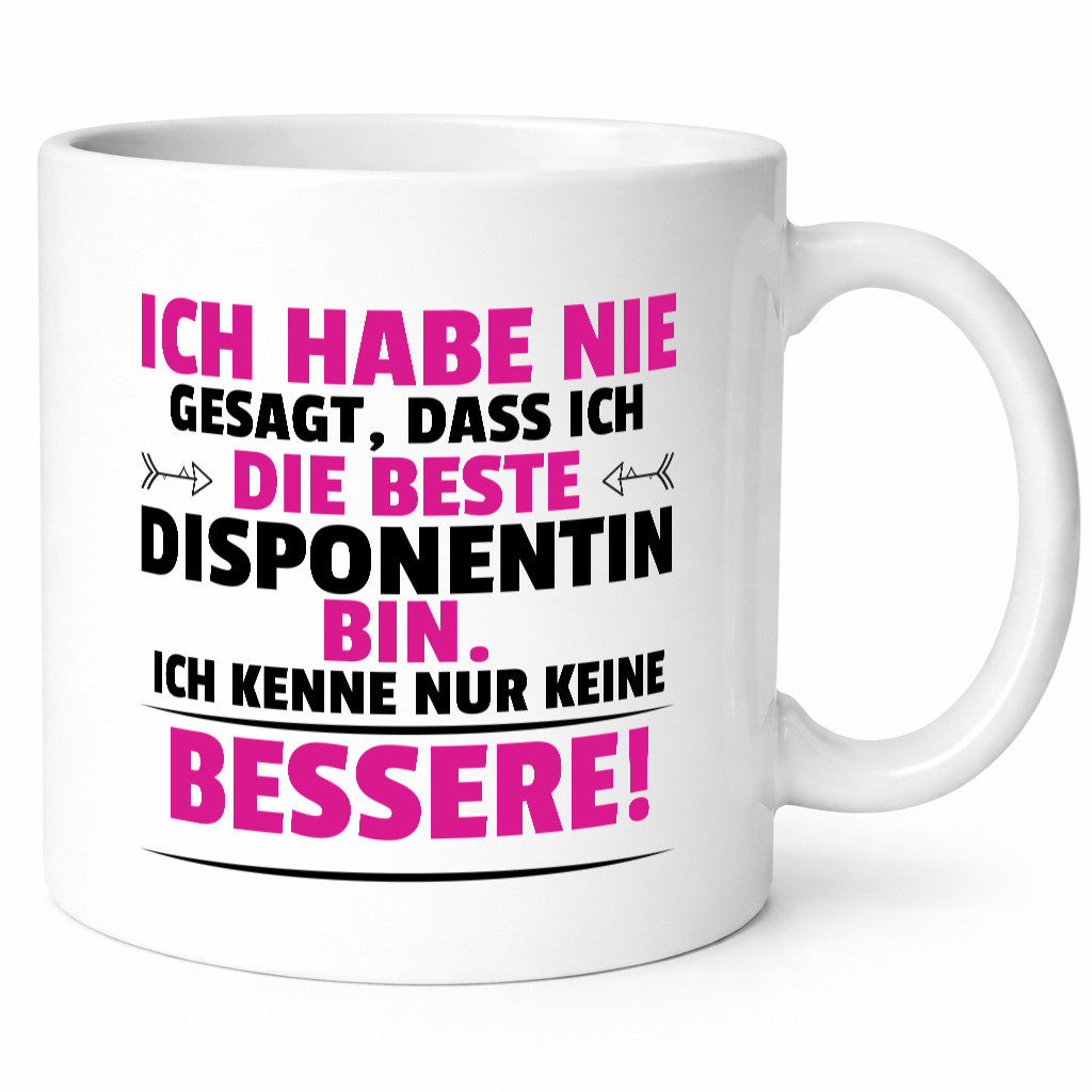 Die Beste Disponentin | Zuteilerin lustig Humor Geschenkidee Geschenk Tasse