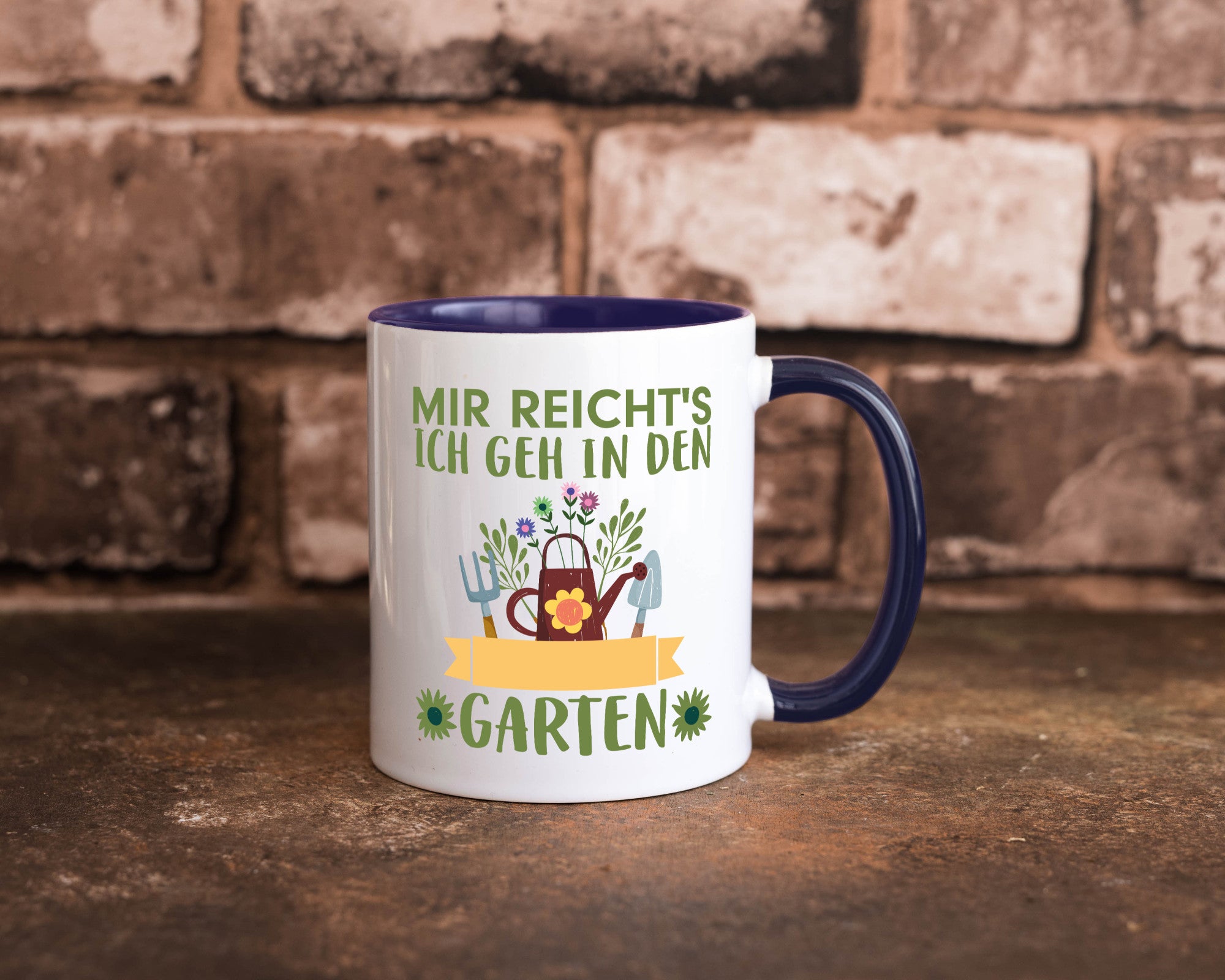 Ich geh in den Garten | Gärtner Tasse Gartenarbeit Humor Arbeit Kollegen Büro