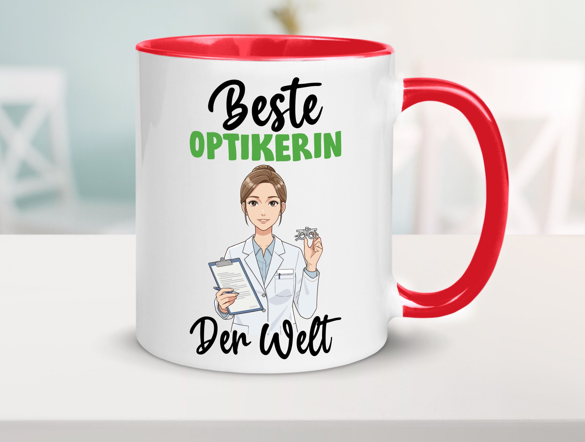 Beste Optikerin | Augenoptik v2 Geschenk Humor Geschenkidee lustiger Spruch