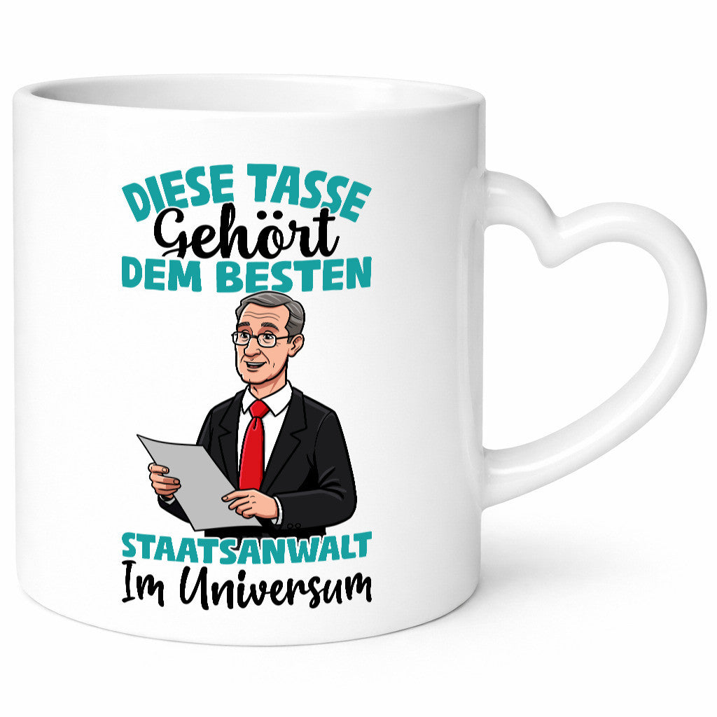 Im Universum: Staatsanwalt | Anwalt Jurist Humor Geschenkidee Tasse
