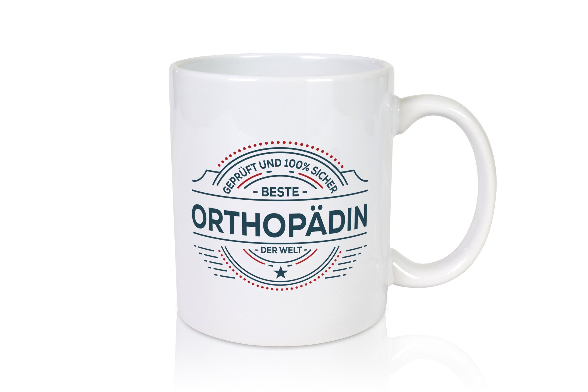 Geprüft und sicher: Orthopädin |Orthopädie Geschenk Humor Geschenkidee lustiger