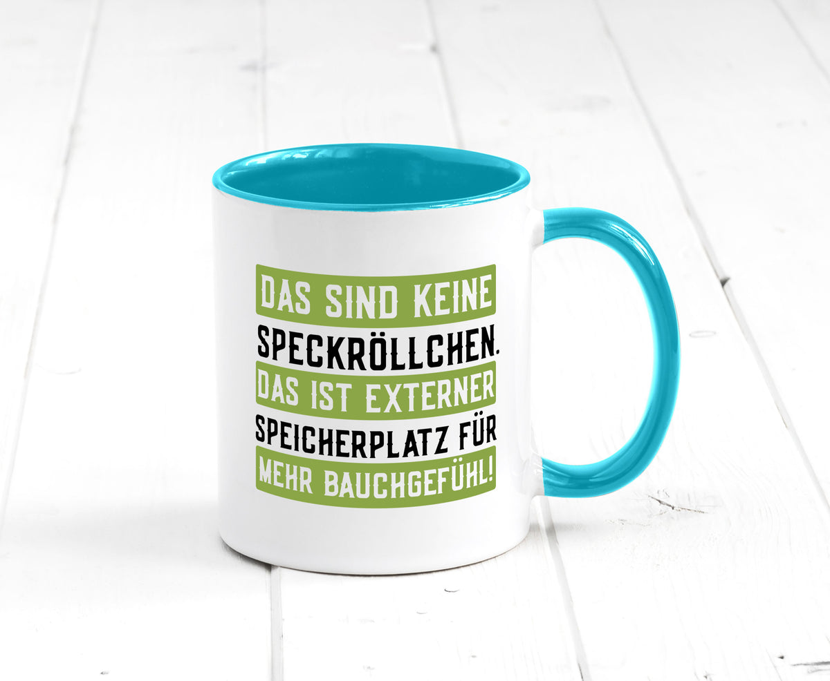 Keine Speckröllchen | Softwareentwickler PC Körperfülle Geschenkidee Humor Tasse