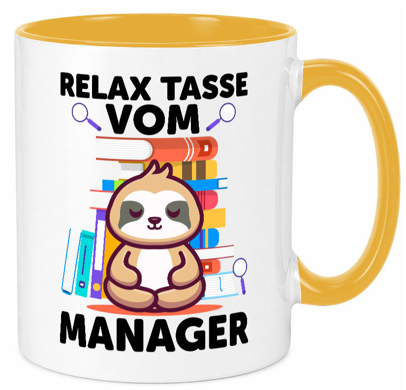 Relax Tasse: Manager | Management lustig Humor Geschenkidee Geschenk Tasse