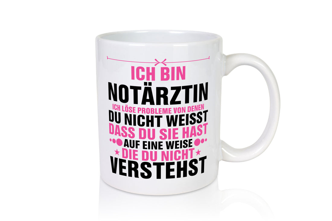 Löse Probleme: Notärztin | Ärztin v2 lustiger Spruch Geschenk Humor