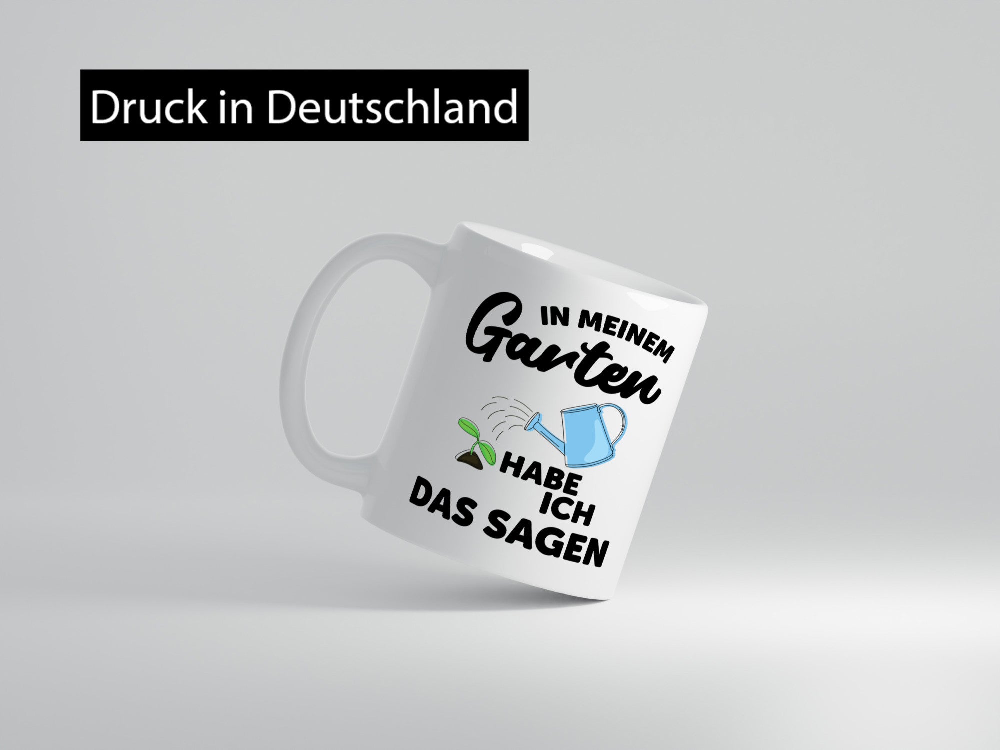 Ich habe das sagen im Garten | Gärtner Pflanzen lustiger Spruch Geschenk Humor