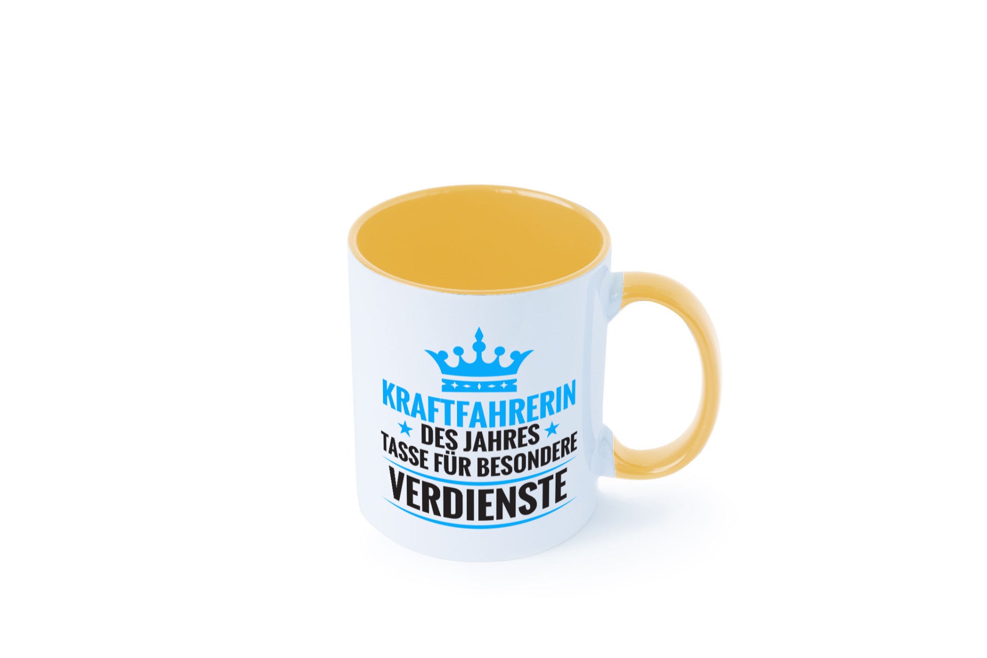 Besonderer Verdienst: Kraftfahrerin | Lastwagen LKW Humor Geschenkidee Tasse
