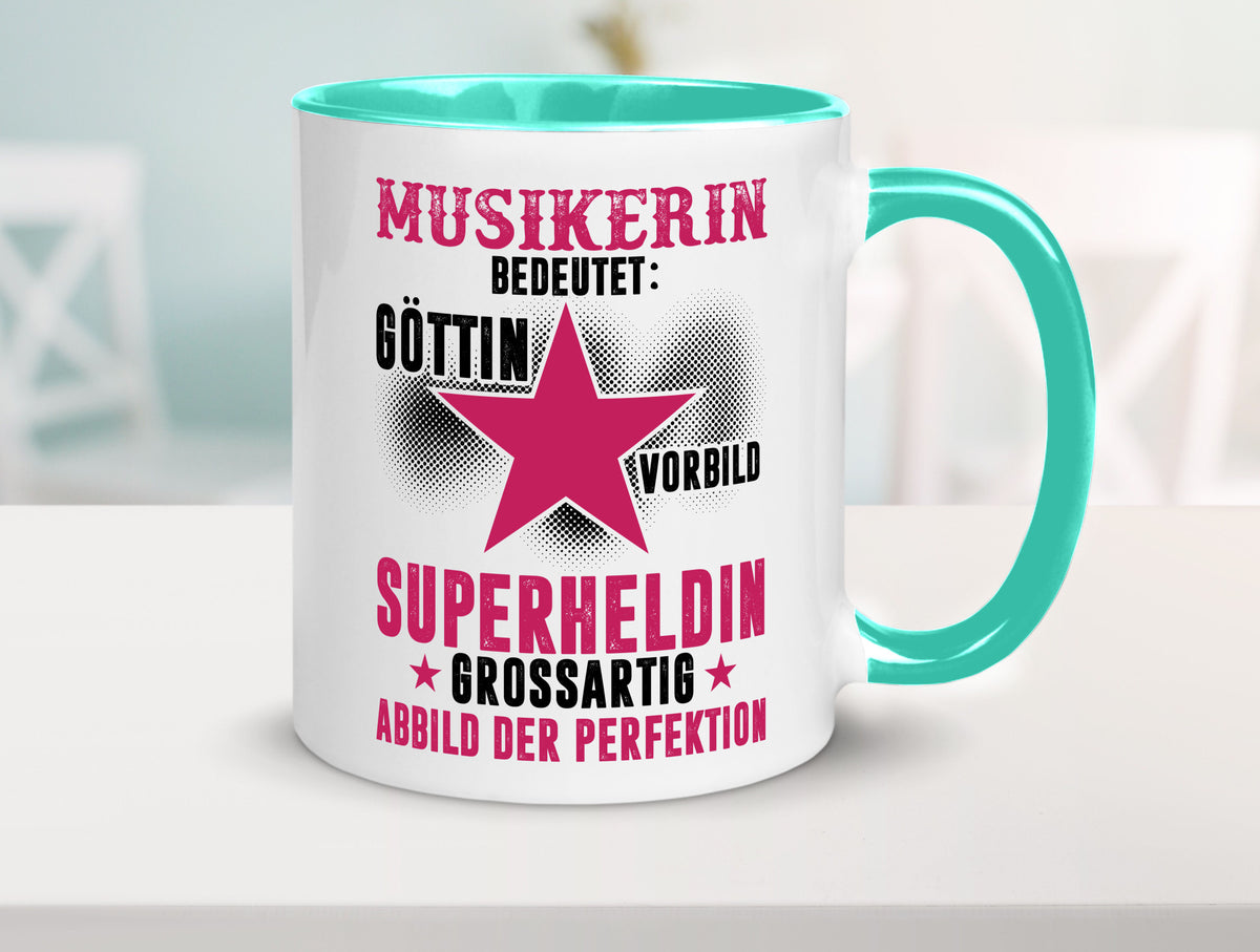 Bedeutung von Musikerin | Musik Musikantin Geschenk Humor Geschenkidee lustiger Tasse