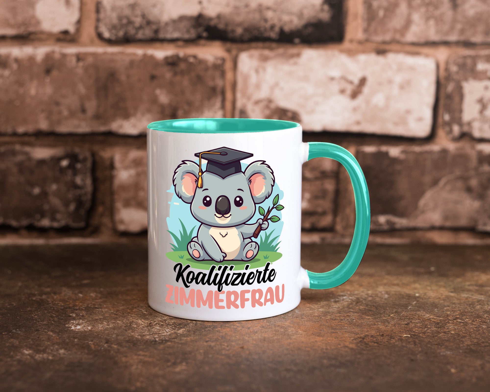 Koalifizierte Zimmerfrau| Holzbau | Handwerkerin lustiger Spruch Geschenk Humor
