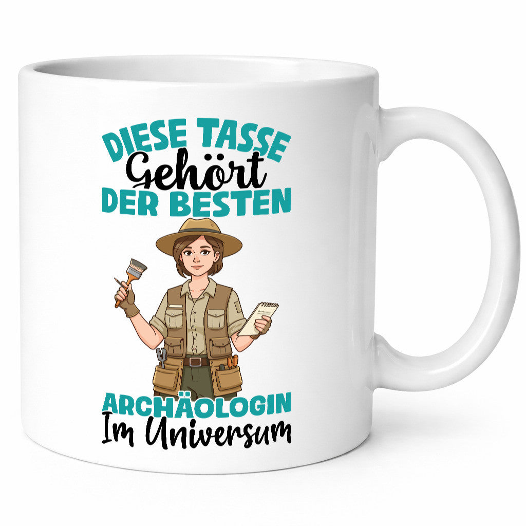 Im Universum: Archäologin| Archäologie | Forscherin lustig Humor Geschenkidee