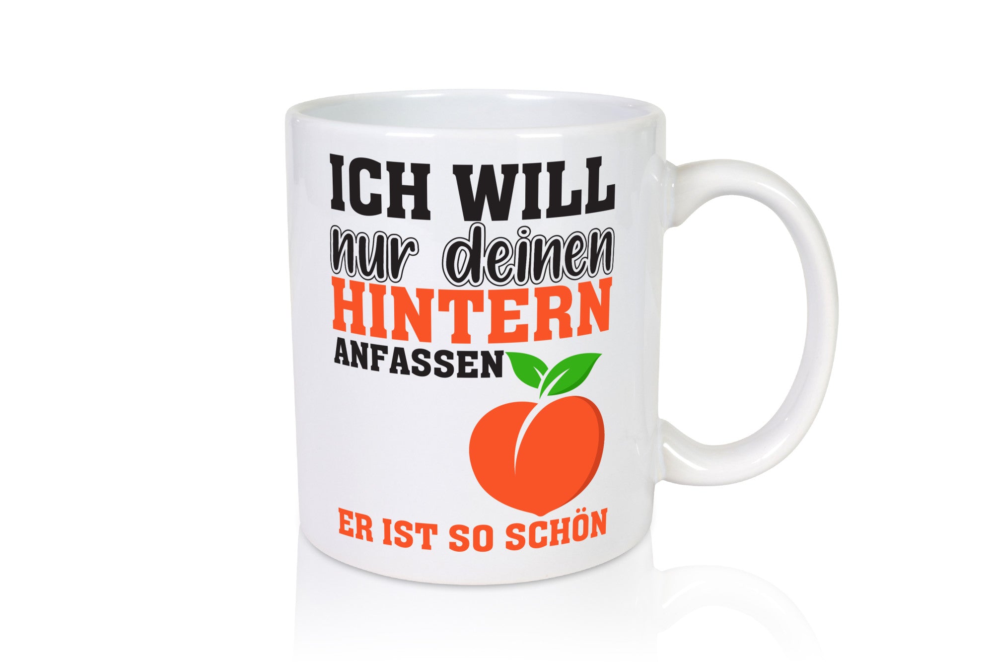 Pfirsichpo Spruch | Frauen Tasse Beziehung Hintern lustig Humor Geschenkidee