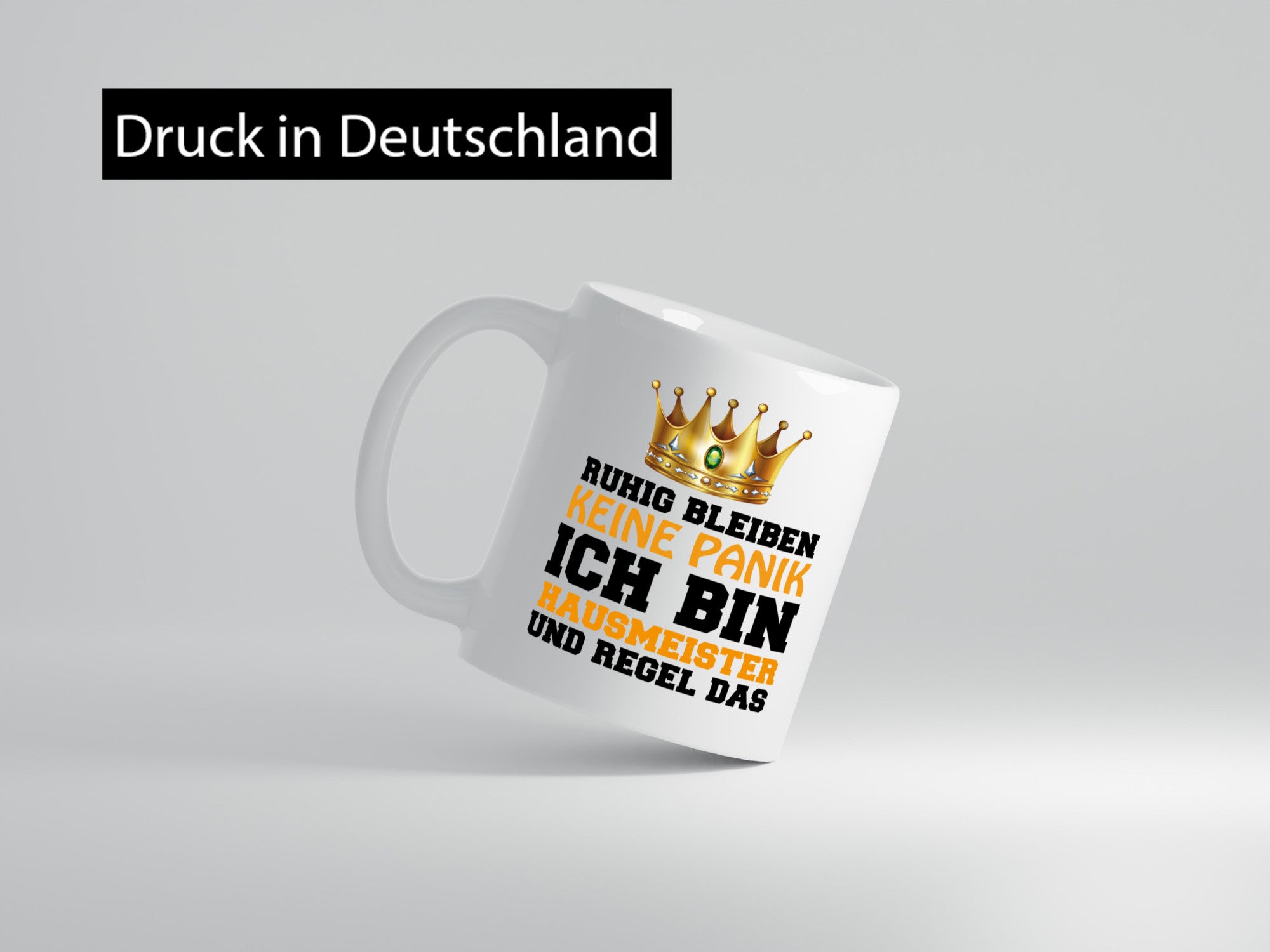 Ich bin Hausmeister Geschenkidee Humor Tasse