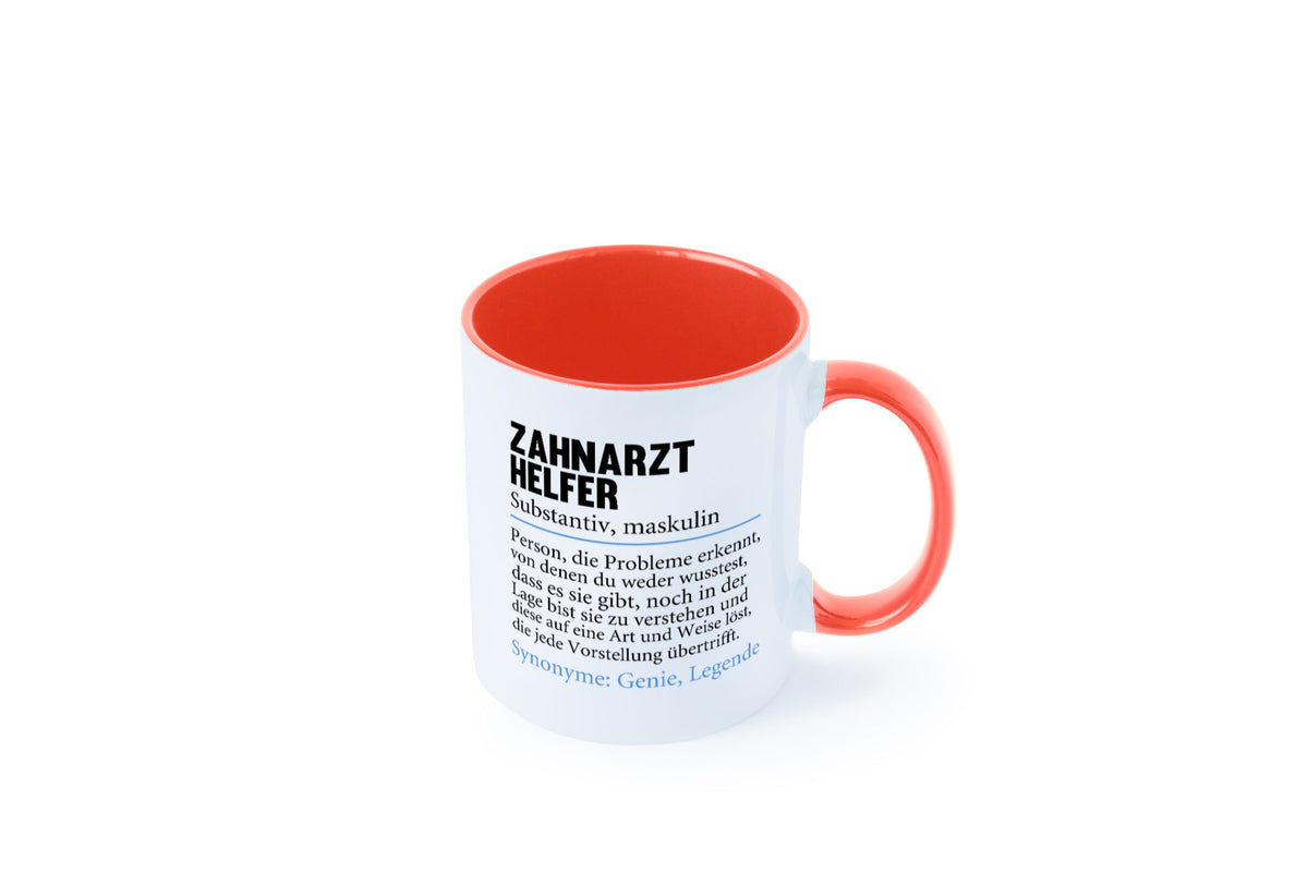 Zahnarzthelfer | Spruch Humor Zahnmedizin Geschenkidee Tasse