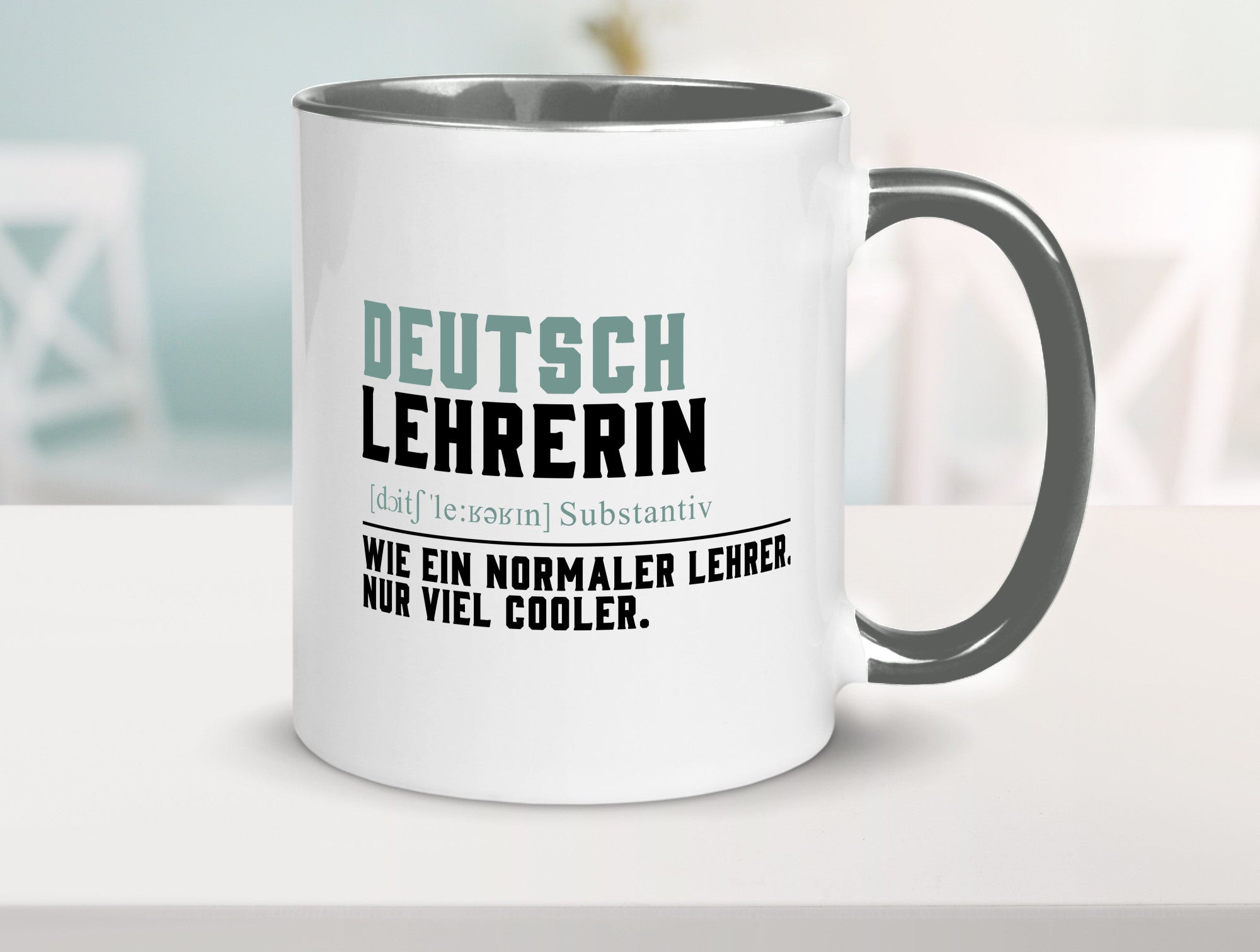 Deutschlehrerin | Lehrerin Unterricht Lieblinglehrerin Geschenkidee Humor Tasse