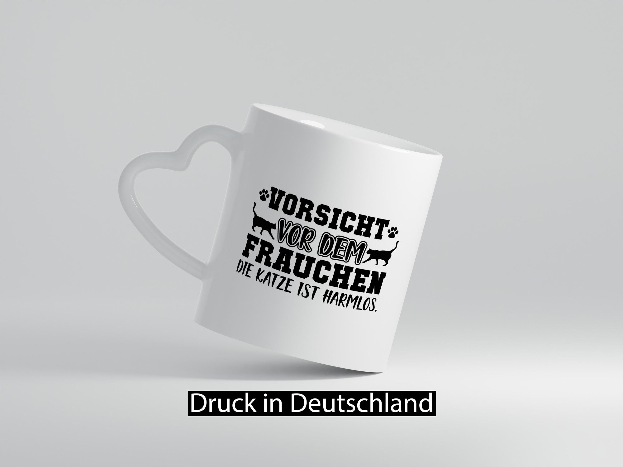 Vorsicht vor Frauchen | Frauen Tasse Katzenbesitzerin Humor Tierliebhaber