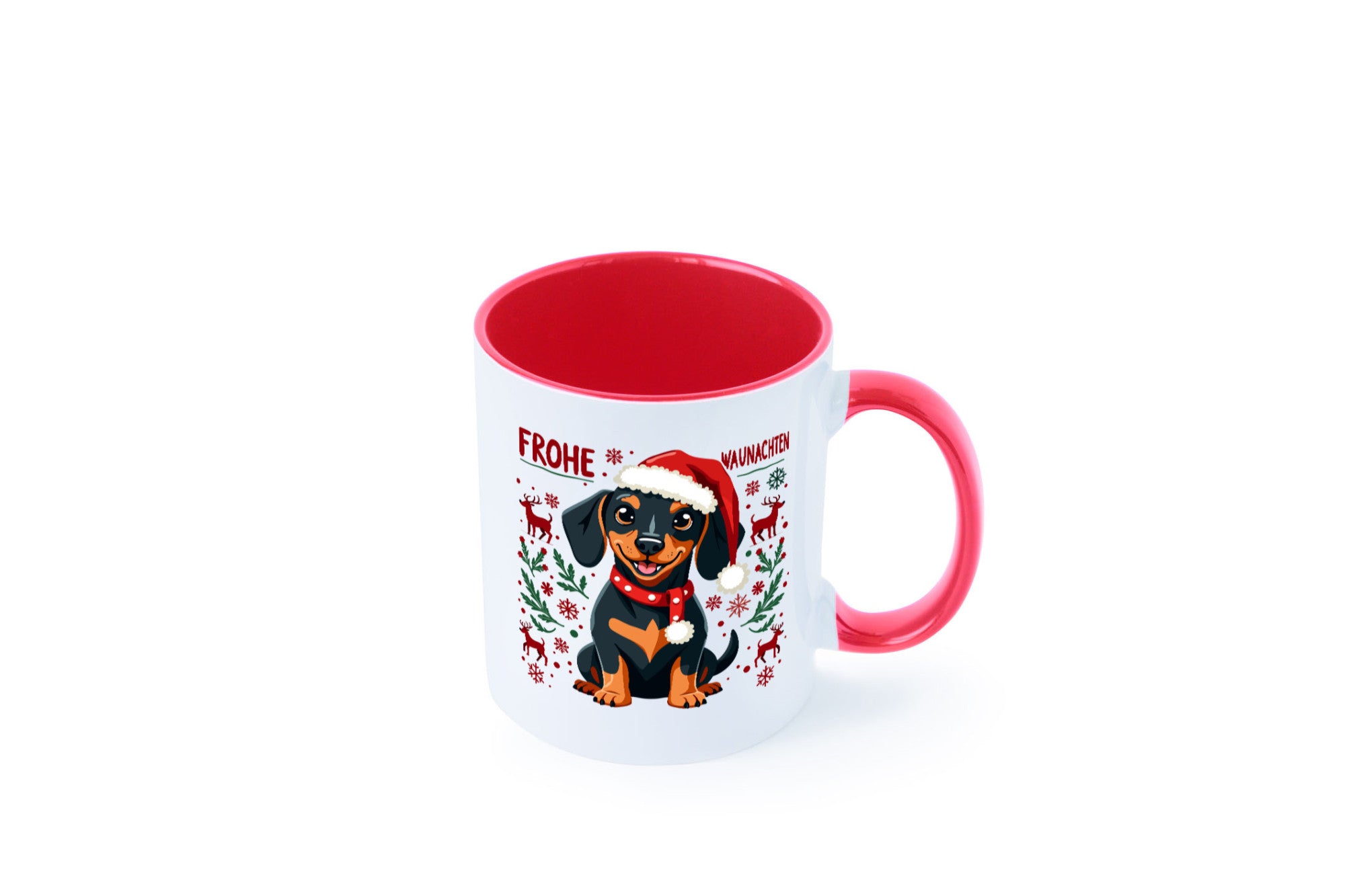 Frohe Waunachten | Ugly Christmas Weihnachtshund v2 Humor Tierliebhaber