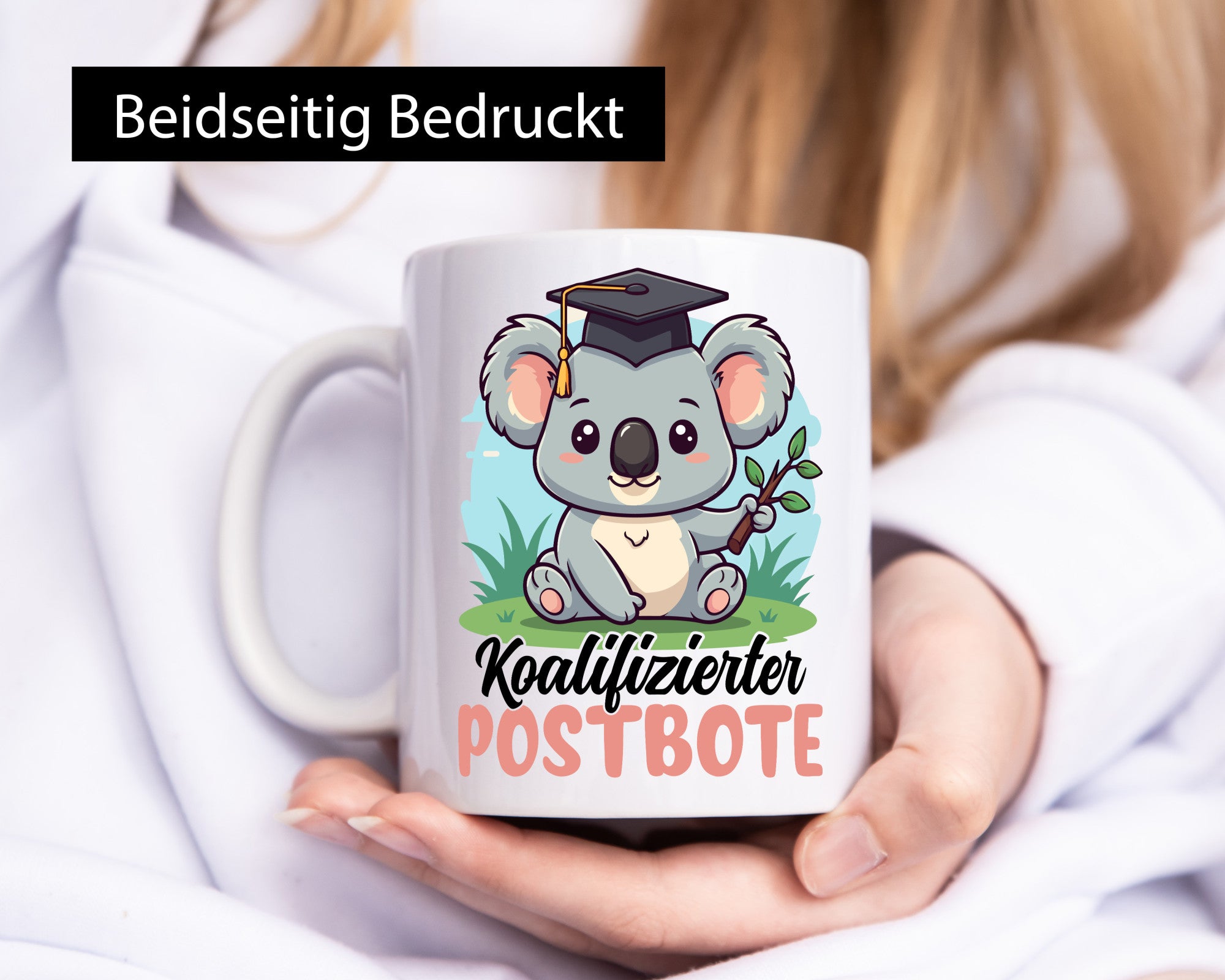 Koalifizierter Postbote | Beruf Post Briefträger lustiger Spruch Geschenk