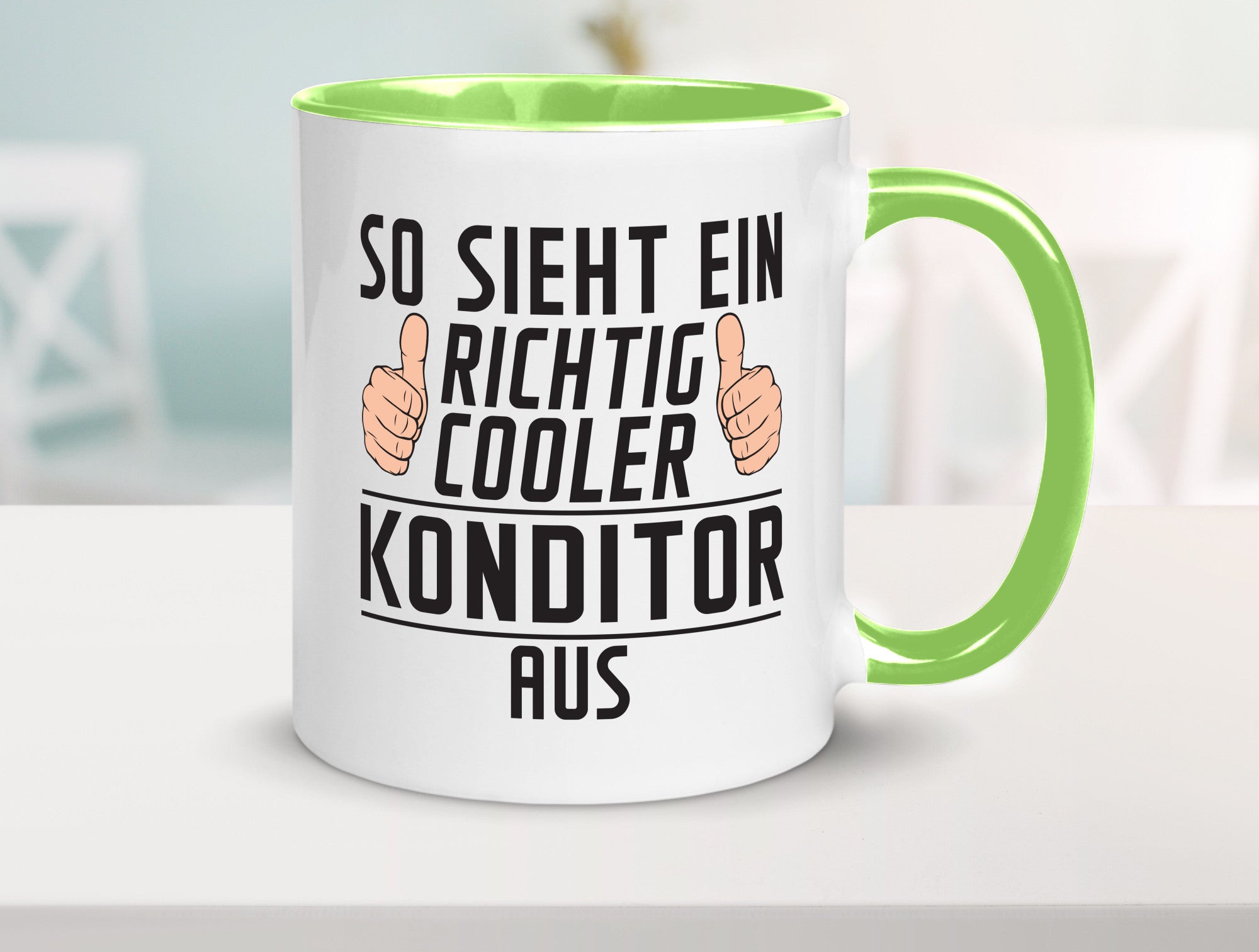 Richtig Cooler Konditor | Konditorei lustig Humor Geschenkidee Geschenk Tasse