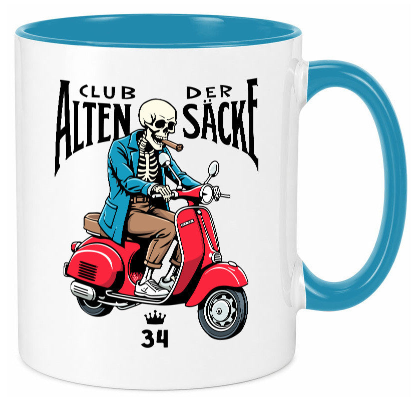 34. Geburtstag | 34 Jahre Club der alten Säcke lustiger Spruch Geschenk Tasse