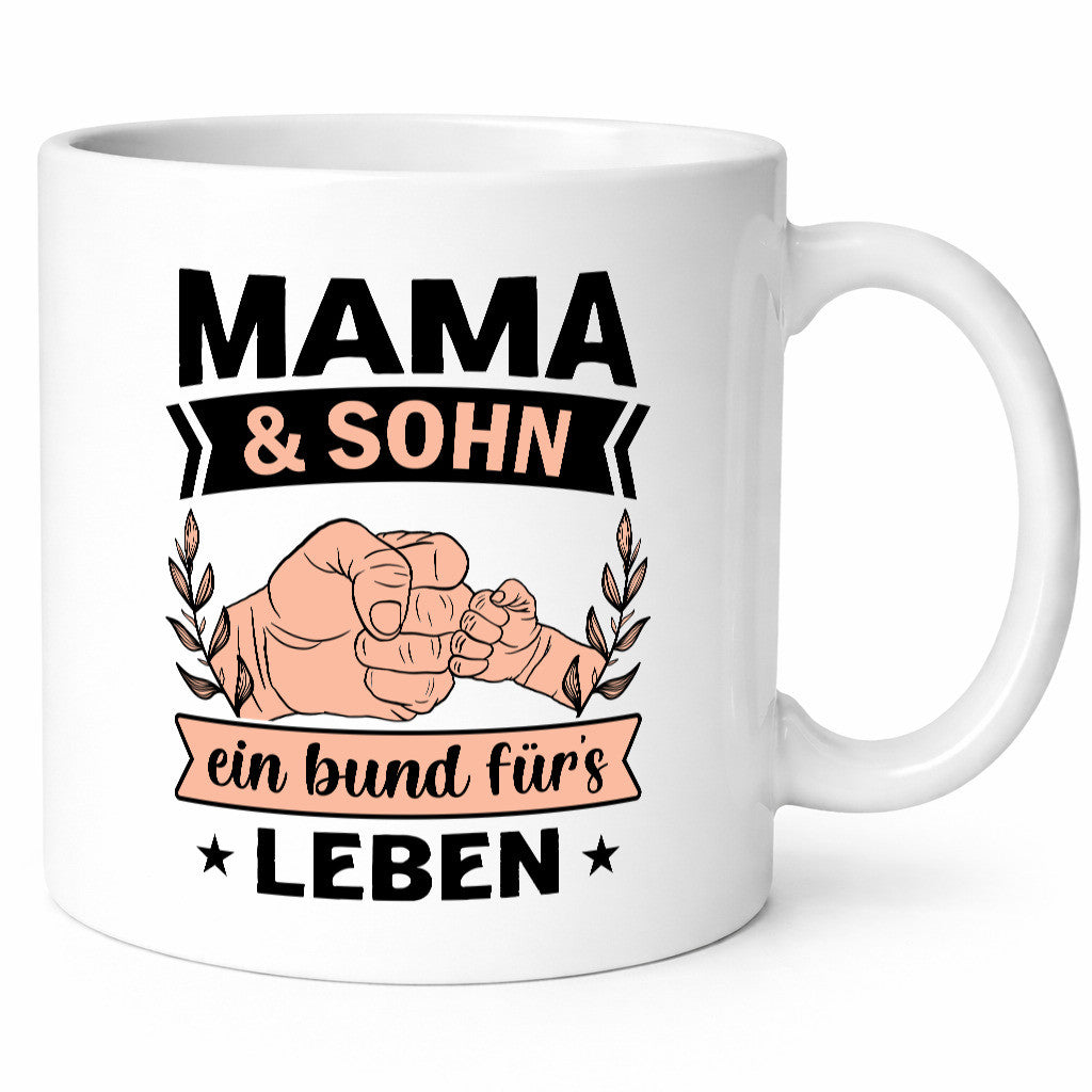 Mama und sohn ein bund fürs leben | Muttertag lustiger Spruch Geschenk Familie