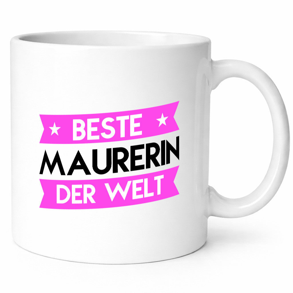 Beste Maurerin Geschenk Humor Geschenkidee lustiger Spruch Tasse