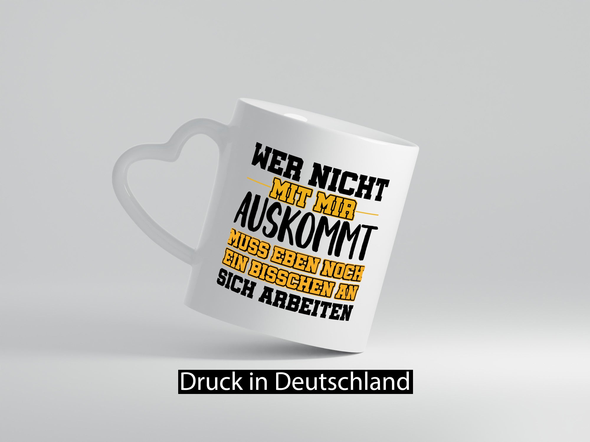 An sich Arbeiten Humor Arbeit Kollegen Büro Geschenkidee Tasse