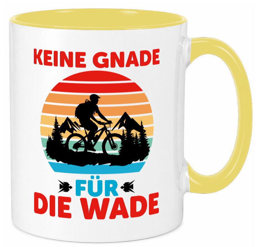 Keine Knade für die Wade | BMX Renrad Biker v2 lustig Humor Geschenkidee Tasse