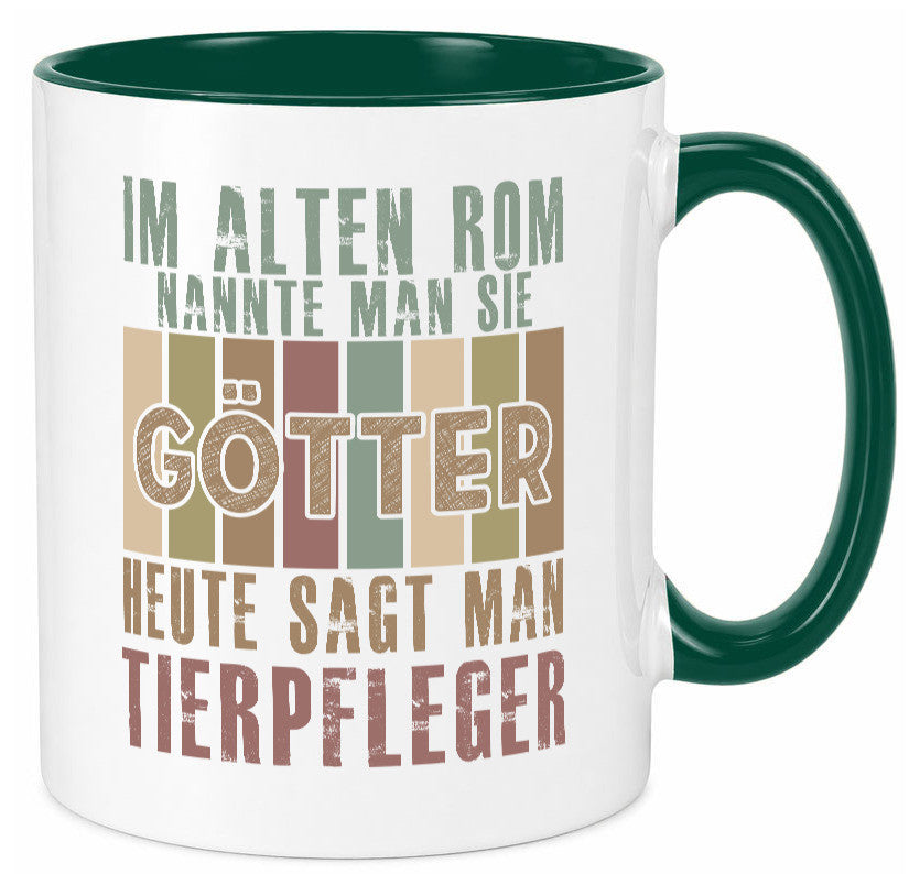 Heute sagt man: Tierpfleger | Pflegeberuf Tierheim lustiger Spruch Geschenk Tasse