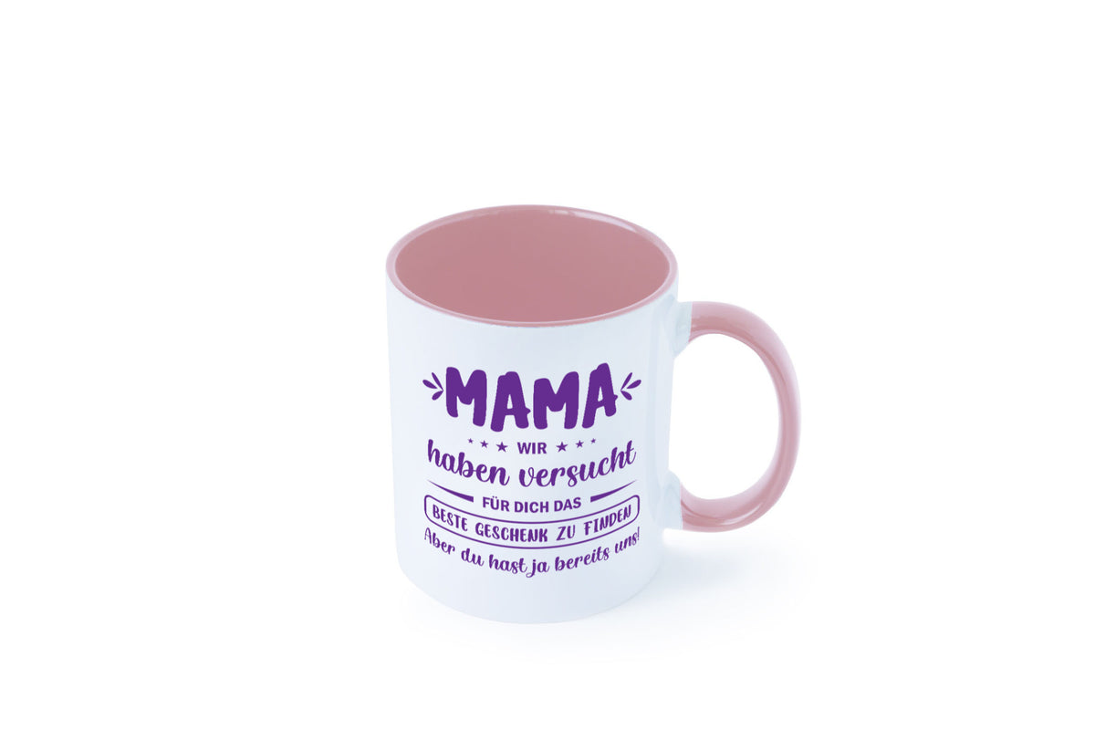 Perfekte geschenk | du hast ja bereits uns Muttertag lustiger Spruch Familie Tasse