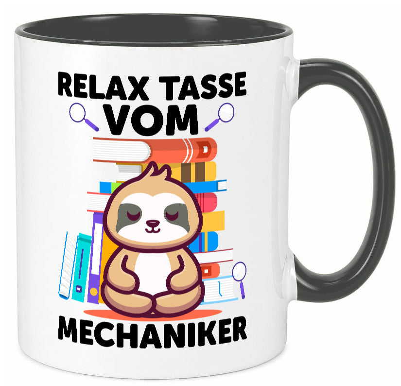 Relax Tasse: Mechaniker | KFZ Werkstatt lustig Humor Geschenkidee Geschenk Tasse
